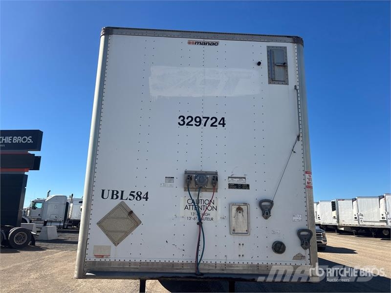 Manac 53 ft x 102 in T/A Van Trailer Fast kasse
