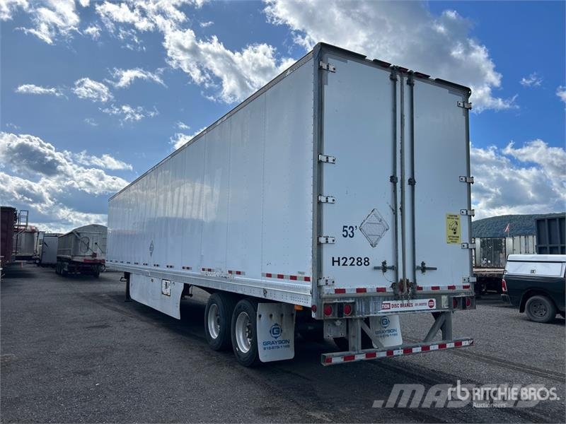 Manac 53 ft x 102 in T/A Heated Van Trailer Skåpsläp