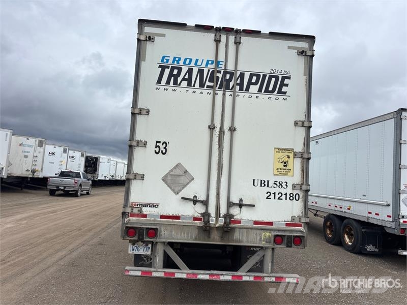 Manac 53 ft x 102 in T/A Van Trailer Dobozos pótkocsik