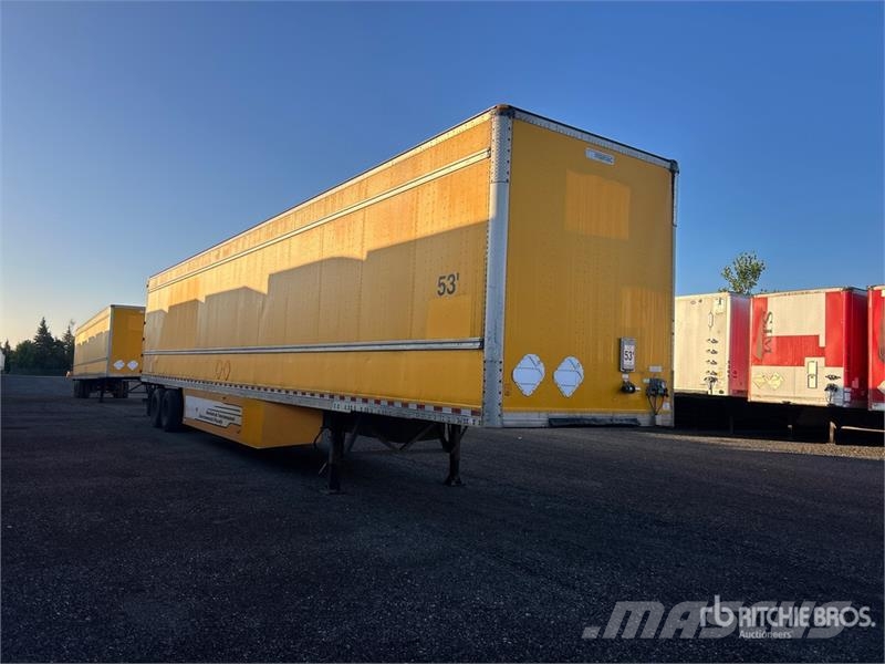 Manac 53 ft x 102 in T/A Van Trailer Gesloten opbouw trailers