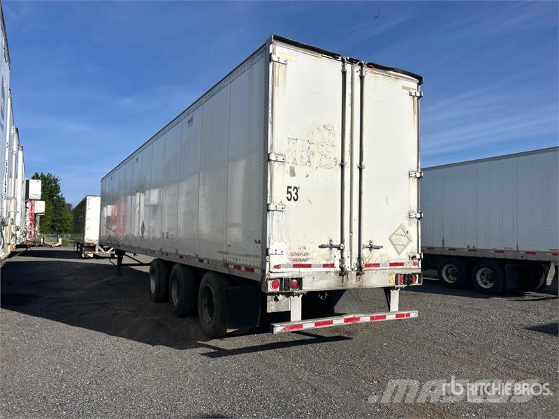 Manac 53 ft x 102 in Tri/A Van Trailer Sanduk prikolice