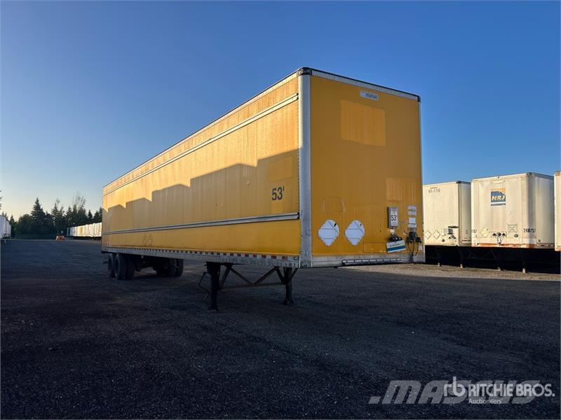 Manac 53 ft x 102 in T/A Van Trailer Dobozos pótkocsik