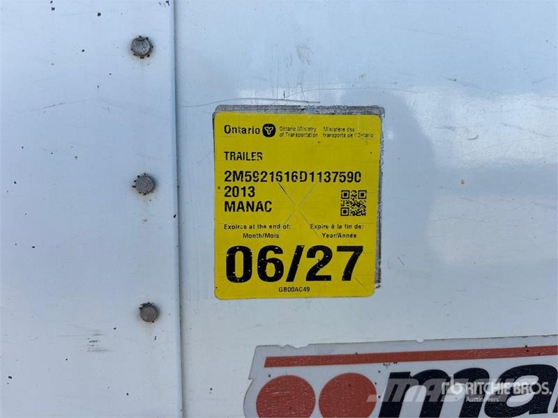 Manac 53 ft x 102 in T/A Van Trailer Прицепы-фургоны