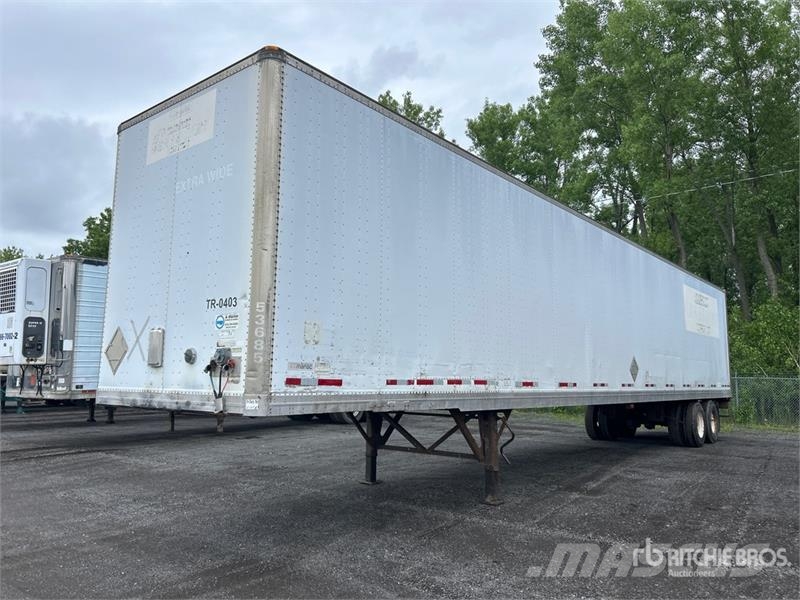 Manac 53 ft x 102 in T/A Van Trailer Cajas de remolque