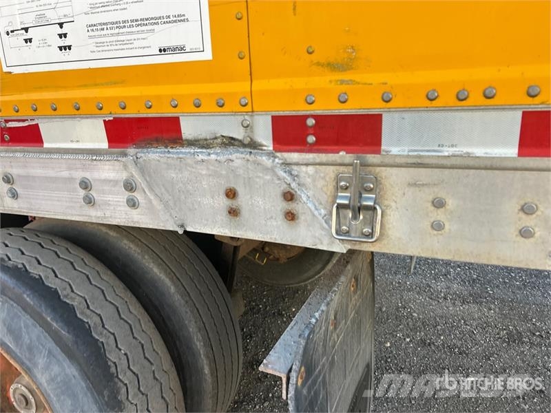 Manac 53 ft x 102 in T/A Van Trailer Gesloten opbouw trailers