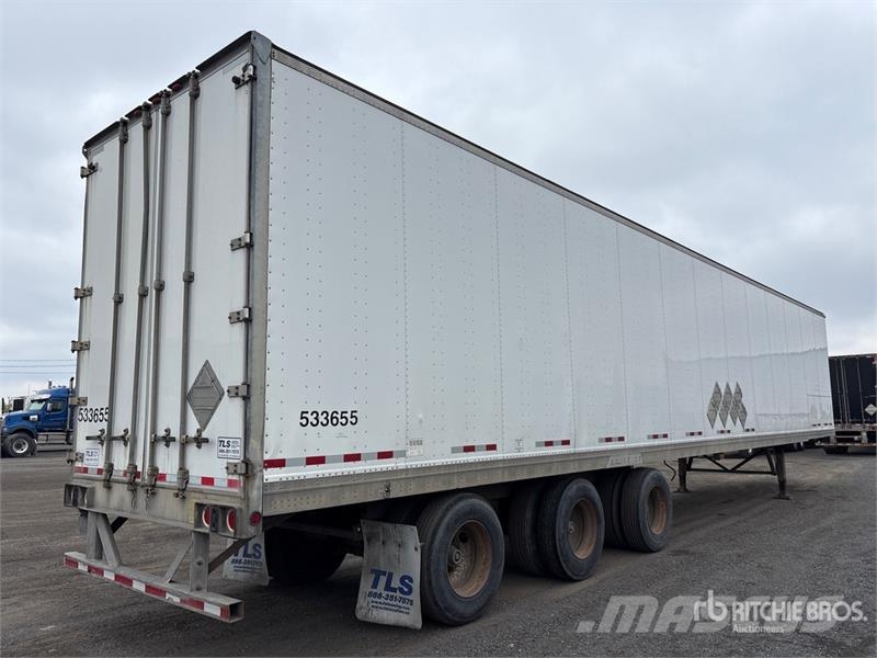 Manac 53 ft x 102 in Tri/A Van Trailer Anhänger-Kastenaufbau