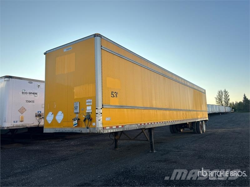 Manac 53 ft x 102 in T/A Van Trailer Dobozos pótkocsik