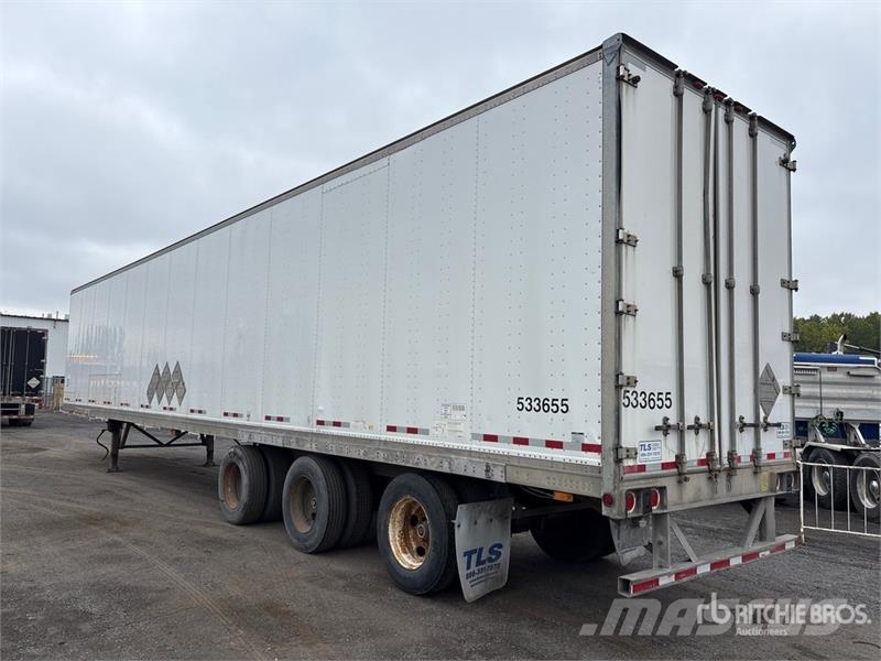 Manac 53 ft x 102 in Tri/A Van Trailer Anhänger-Kastenaufbau