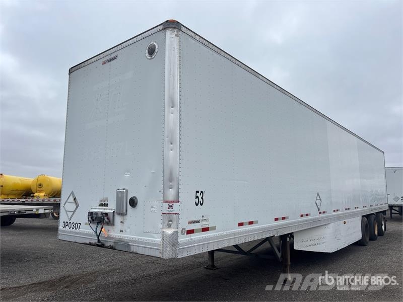 Manac 53 ft x 102 in Tri/A Van Trailer Skappåbygg