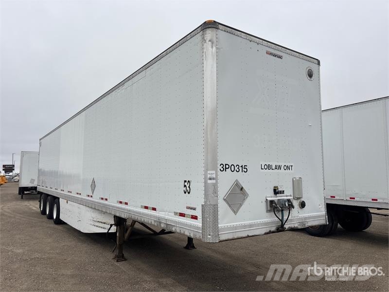 Manac 53 ft x 102 in Tri/A Van Trailer Прицепы-фургоны