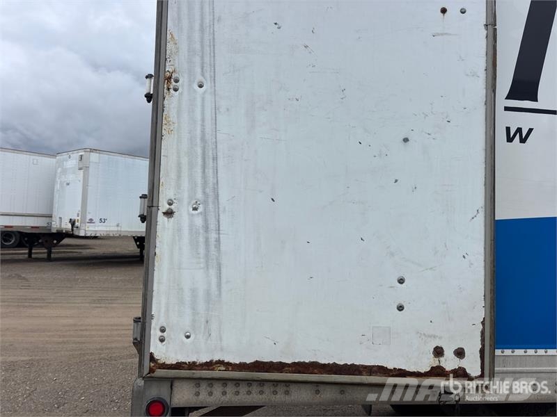 Manac 53 ft x 102 in T/A Van Trailer Dobozos pótkocsik