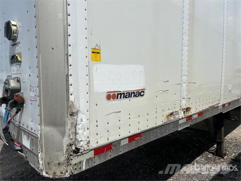 Manac 53 ft x 102 in Tri/A Van Trailer Carrocería de caja