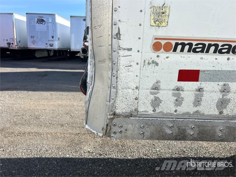 Manac 53 ft x 102 in Tri/A Van Trailer Sanduk prikolice