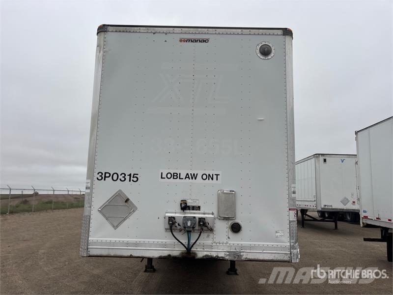 Manac 53 ft x 102 in Tri/A Van Trailer Прицепы-фургоны