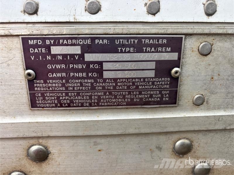 Manac 53 ft x 102 in T/A Heated Van Trailer Remorque Fourgon