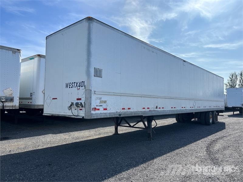 Manac 53 ft x 102 in T/A Van Trailer Rimorchi cassonati