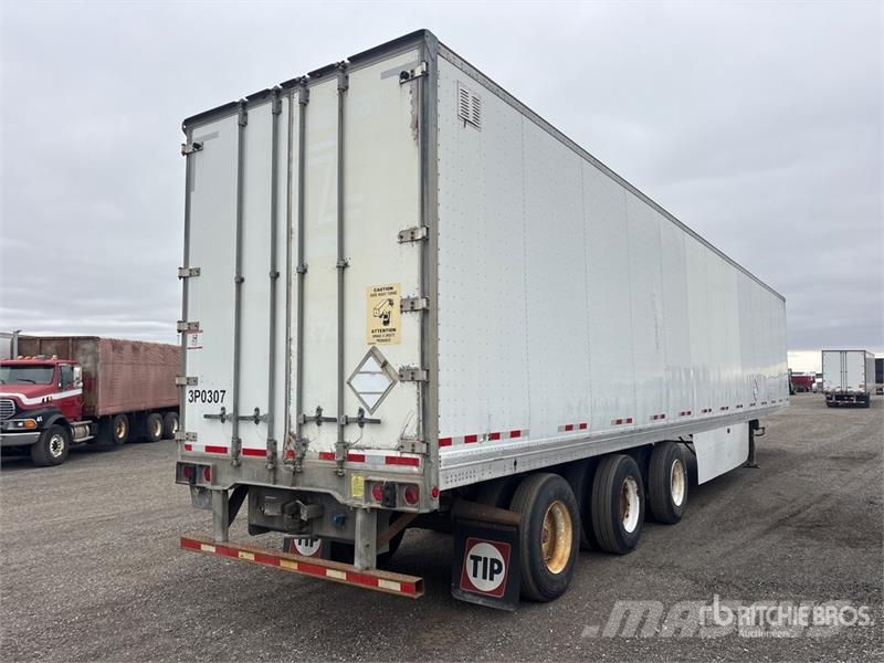 Manac 53 ft x 102 in Tri/A Van Trailer Skappåbygg