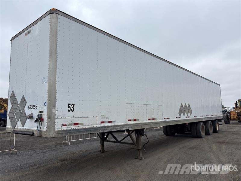 Manac 53 ft x 102 in Tri/A Van Trailer Anhänger-Kastenaufbau