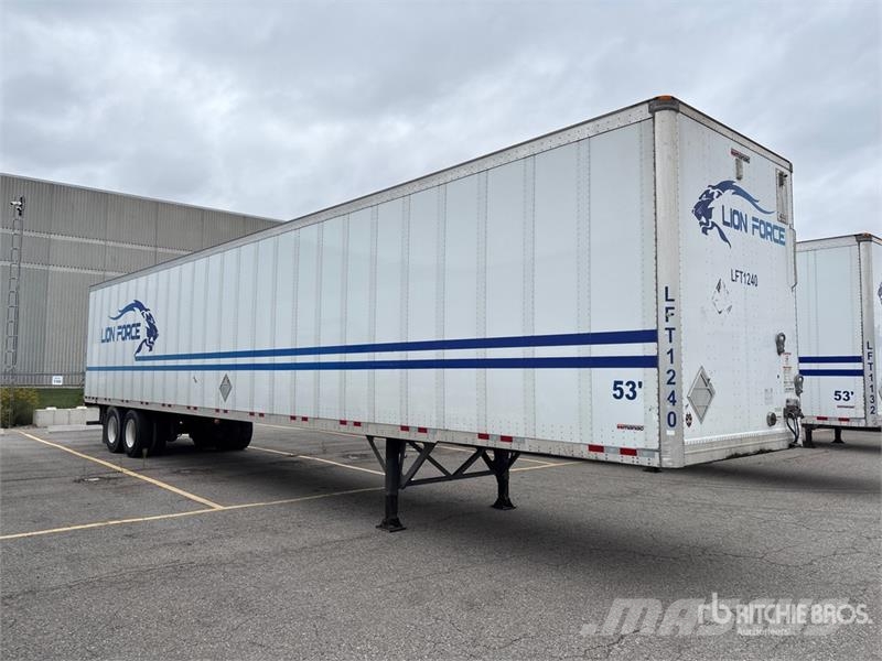 Manac 53 ft x 102 in T/A Van Trailer Прицепы-фургоны