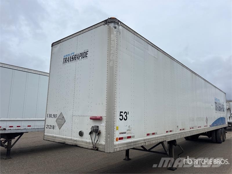 Manac 53 ft x 102 in T/A Van Trailer Dobozos pótkocsik