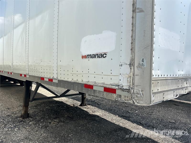 Manac 53 ft x 102 in Tri/A Van Trailer Carrocería de caja