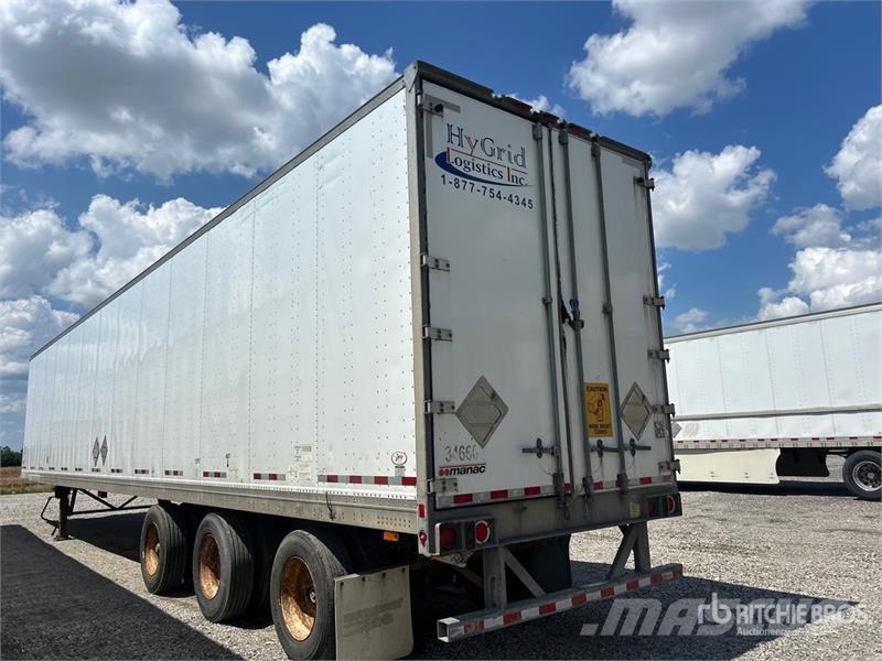 Manac 53 ft x 102 in Tri/A Van Trailer Прицепы-фургоны