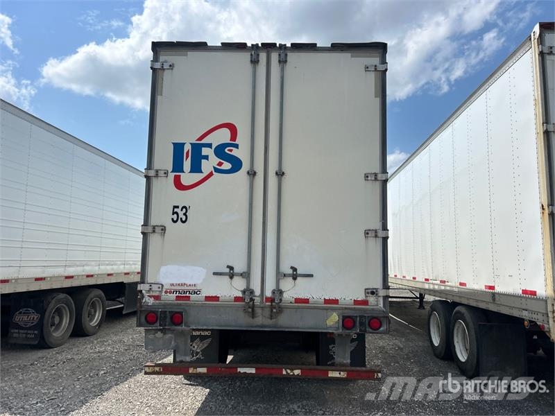 Manac 53 ft x 102 in Tri/A Van Trailer Carrocería de caja