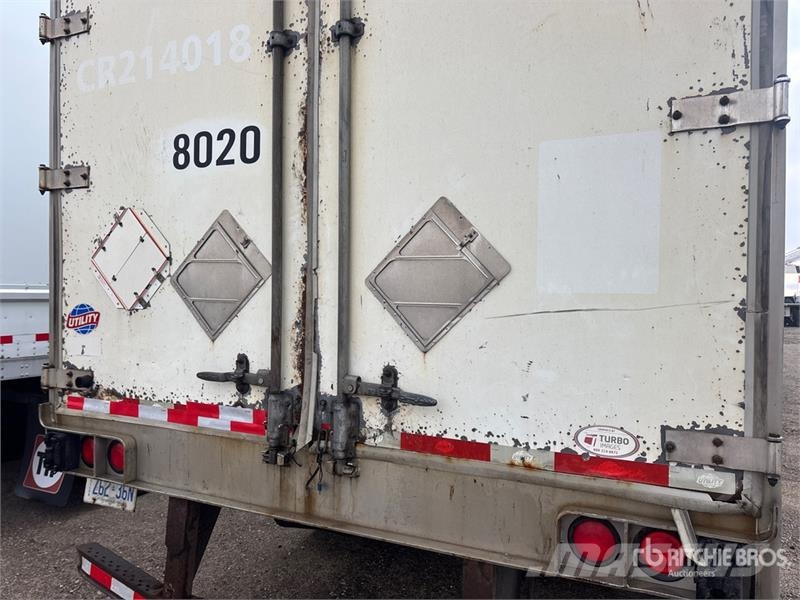 Manac 53 ft x 102 in T/A Heated Van Trailer Remorque Fourgon