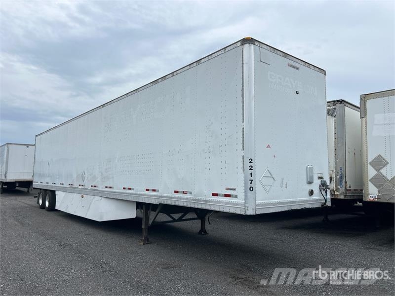 Manac 53 ft x 102 in T/A Van Trailer Skåpsläp