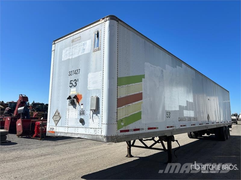 Manac 53 ft x 102 in T/A Van Trailer مقطورات ذات هيكل صندوقي