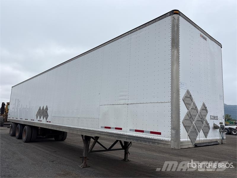 Manac 53 ft x 102 in Tri/A Van Trailer Anhänger-Kastenaufbau