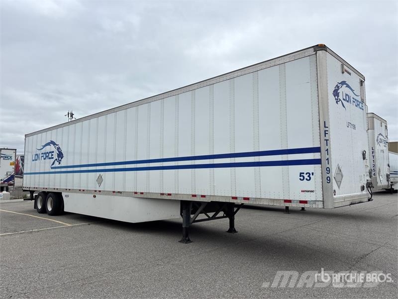 Manac 92253A811 53 ft x 102 in T/A Van Trailer Причепи-фургони