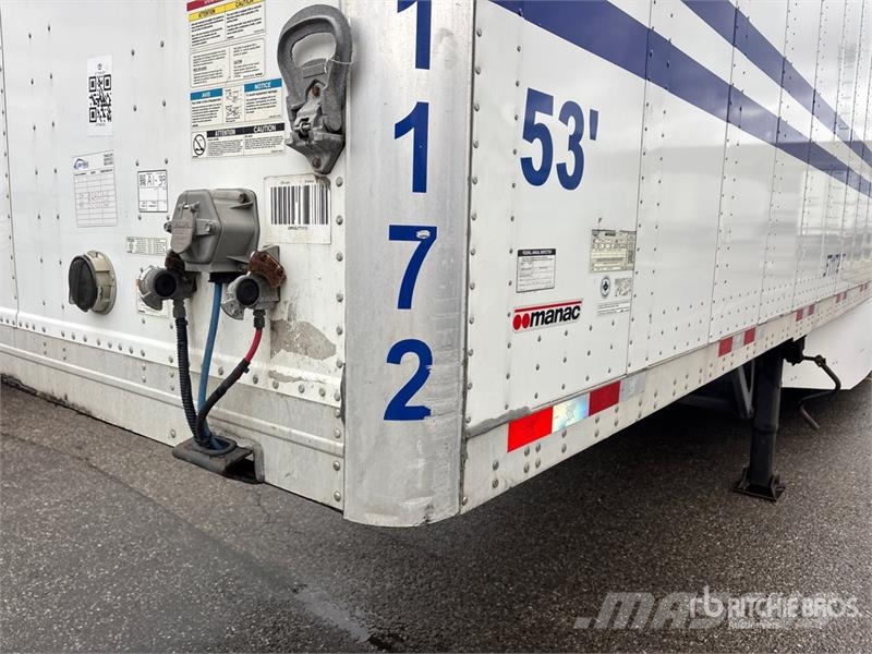 Manac 92253A811 53 ft x 102 in T/A Van Trailer Прицепы-фургоны