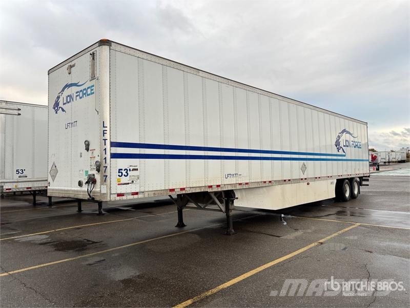 Manac 92253A811 53 ft x 102 in T/A Van Trailer Van Body Trailers