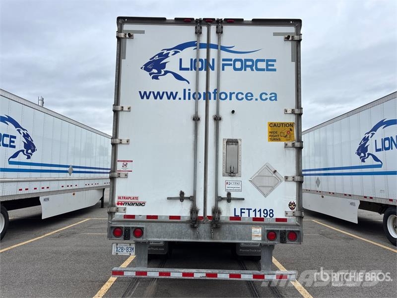 Manac 92253A811 53 ft x 102 in T/A Van Trailer Причепи-фургони