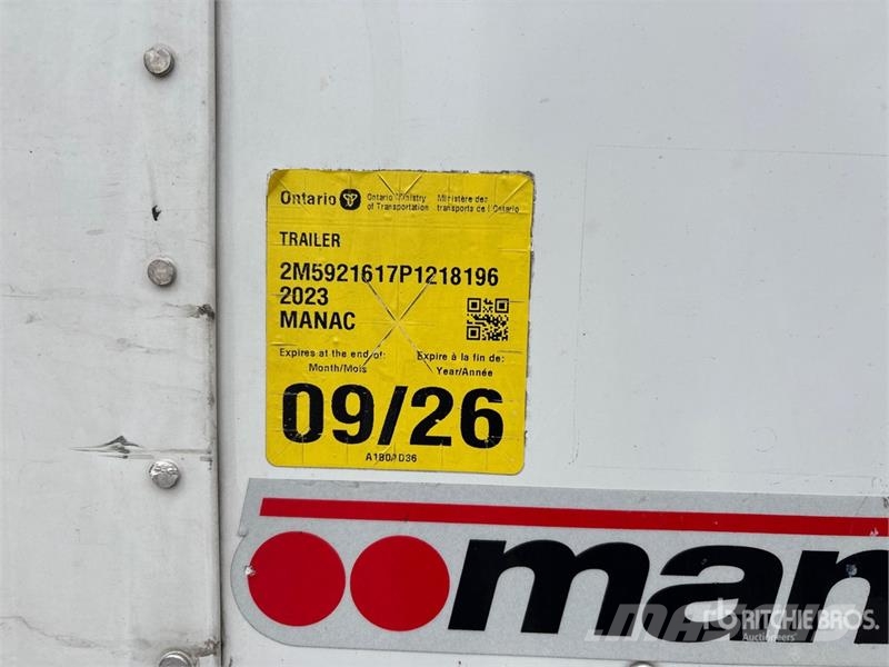 Manac 92253A811 53 ft x 102 in T/A Van Trailer Прицепы-фургоны