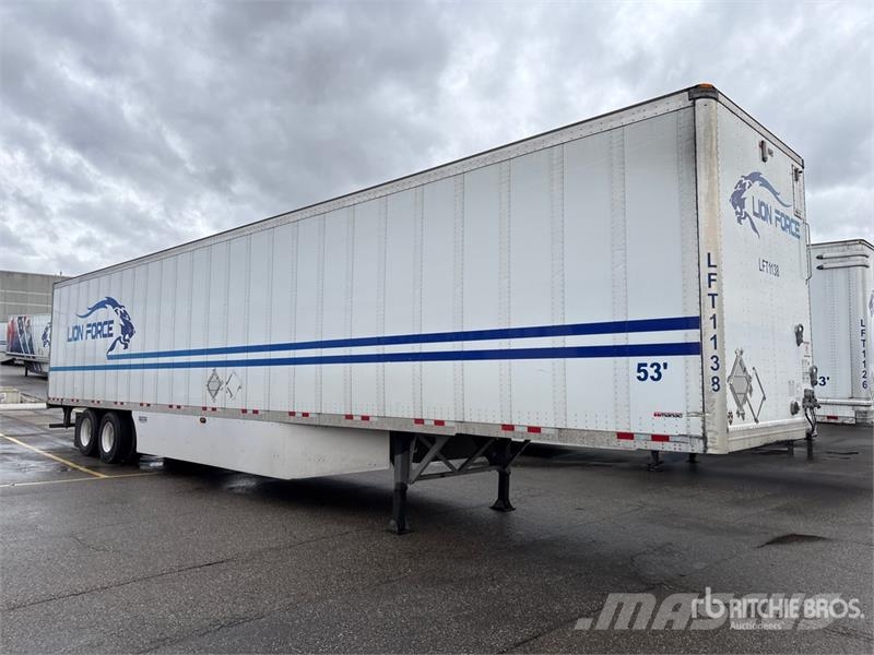 Manac 92253A811 53 ft x 102 in T/A Van Trailer Dengtos priekabos