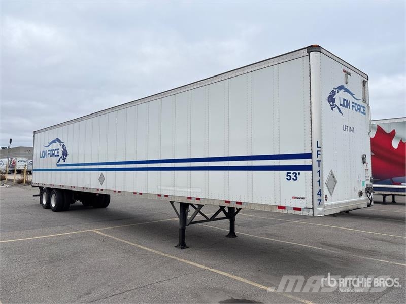 Manac 92253A811 53 ft x 102 in T/A Van Trailer مقطورات ذات هيكل صندوقي