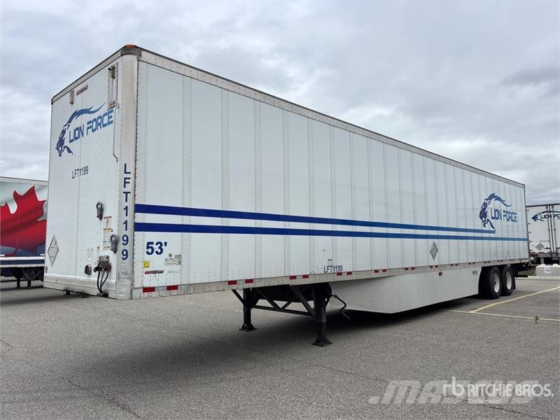 Manac 92253A811 53 ft x 102 in T/A Van Trailer Причепи-фургони