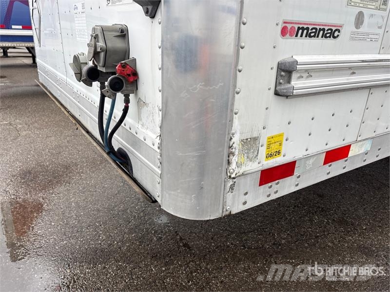 Manac 92253A811 53 ft x 102 in T/A Van Trailer Dengtos priekabos