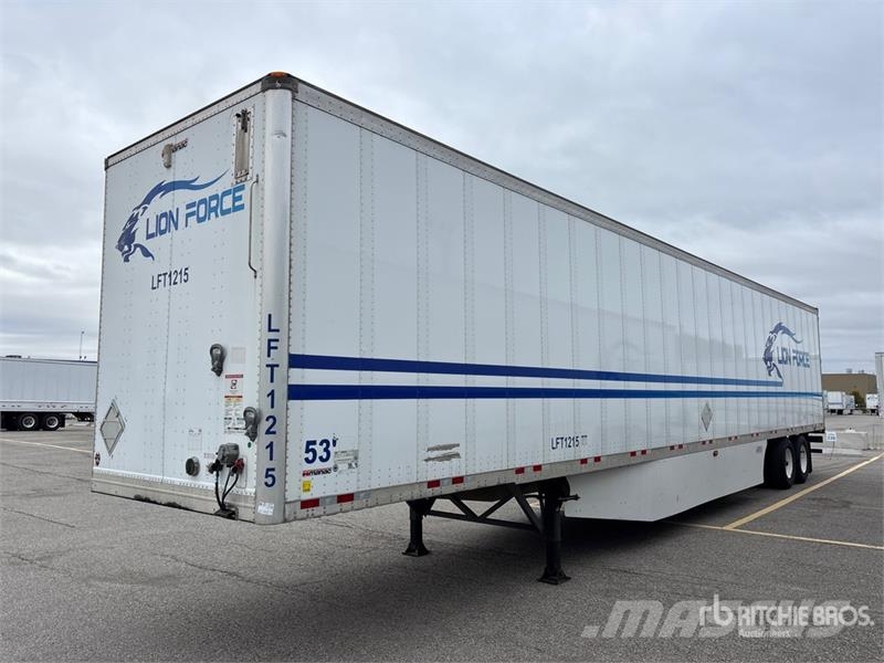 Manac 92253A811 53 ft x 102 in T/A Van Trailer مقطورات ذات هيكل صندوقي
