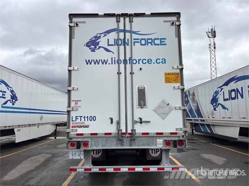 Manac 92253A811 53 ft x 102 in T/A Van Trailer Dengtos priekabos
