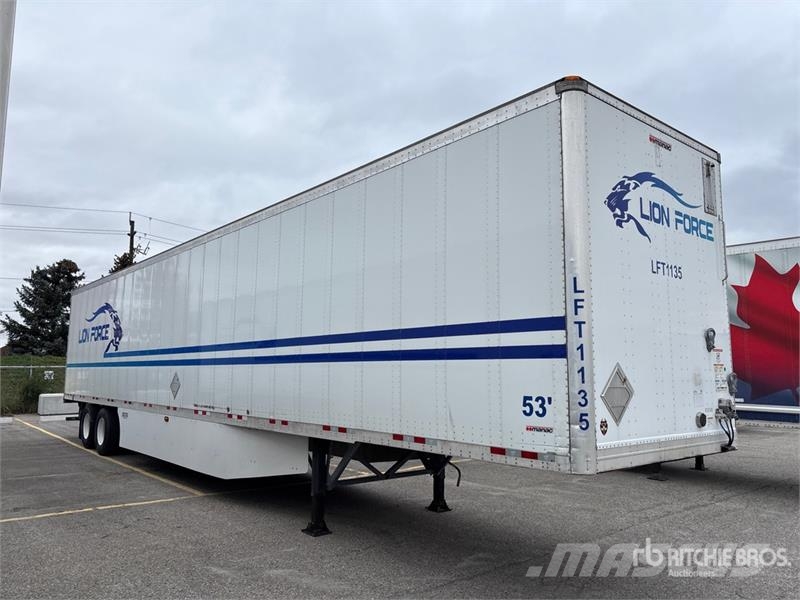 Manac 92253A811 53 ft x 102 in T/A Van Trailer Причепи-фургони