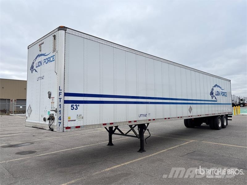 Manac 92253A811 53 ft x 102 in T/A Van Trailer مقطورات ذات هيكل صندوقي
