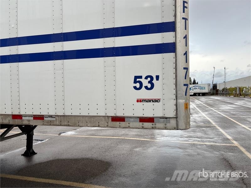 Manac 92253A811 53 ft x 102 in T/A Van Trailer Van Body Trailers