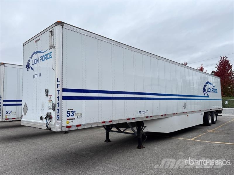 Manac 92253A811 53 ft x 102 in T/A Van Trailer Причепи-фургони