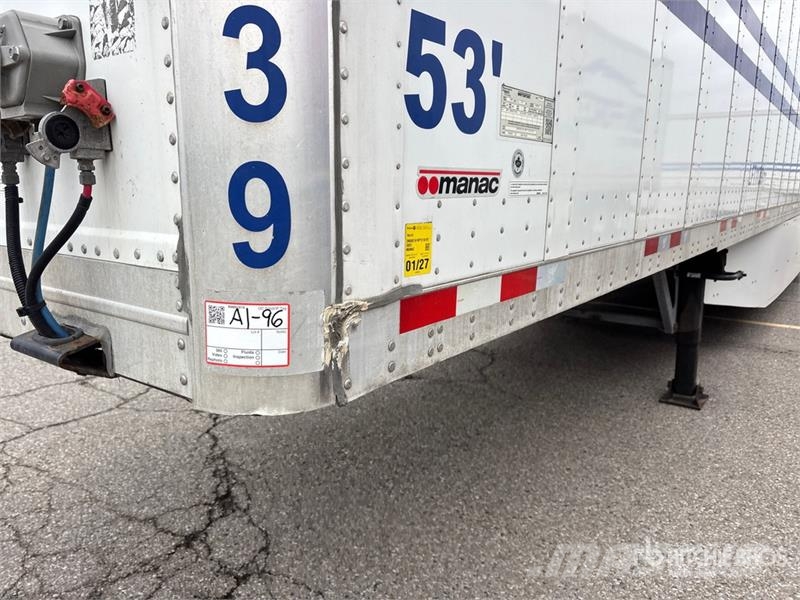 Manac 92253A811 53 ft x 102 in T/A Van Trailer Furgoonhaagised