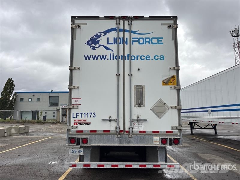 Manac 92253A811 53 ft x 102 in T/A Van Trailer Dengtos priekabos