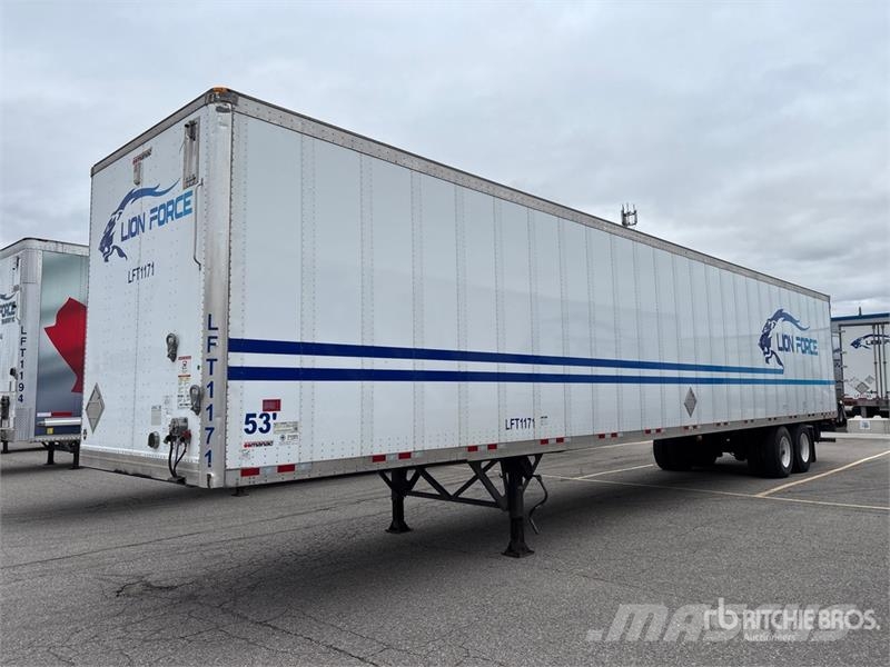Manac 92253A811 53 ft x 102 in T/A Van Trailer Причепи-фургони