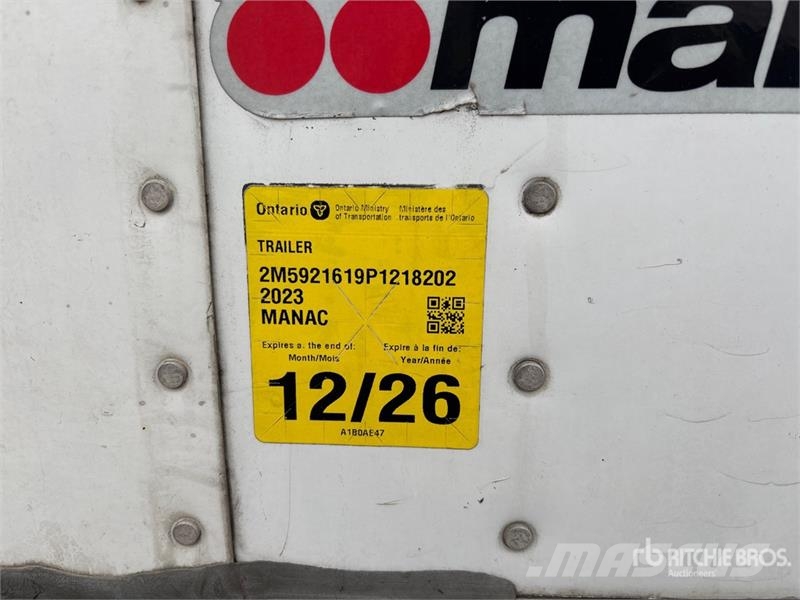 Manac 92253A811 53 ft x 102 in T/A Van Trailer Прицепы-фургоны